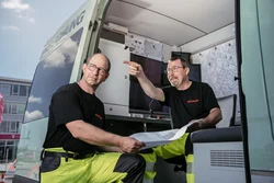 Ablauf einer Kanalreinigung in Metten